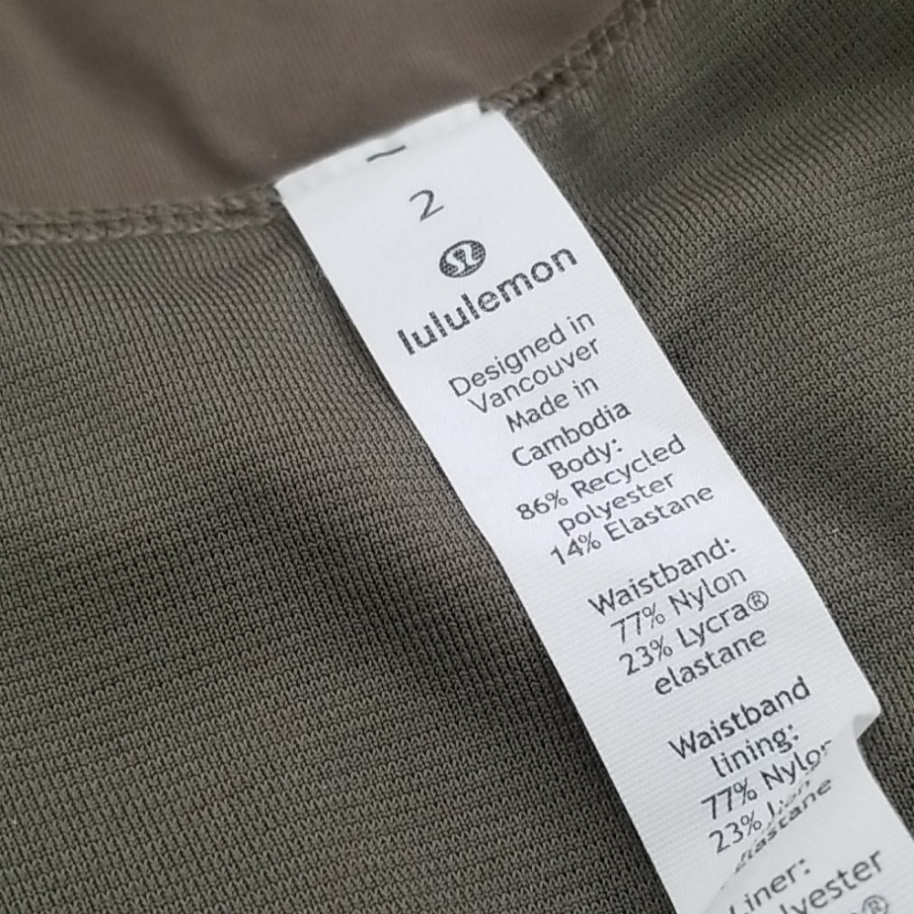 NWOT Lululemon speed up high rise shorts